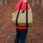 Firewood Storage Bag, Large Capacity Portable Oxford Canvas Carry Bag for Camping - Image 3