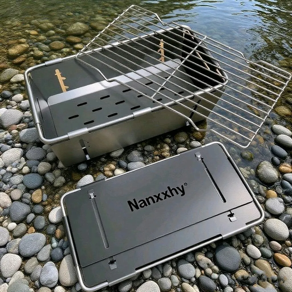 微信图片_20251031111052_162_497 Mini Instant-Fold "Nanxxhy" BBQ Grill, Thickened Small Carbon Steel Portable Grill - Image 1