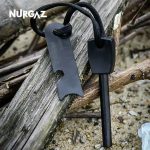 Outdoor Fire Starter, Magnesium Flint Rod with Scraper, Emergency Fire Starting Tool - Image 2